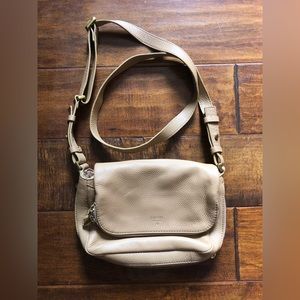 Fossil leather cross body